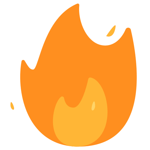 Fire Symbol Free Open-Source SVG Icon (Firefox OS Emoji)