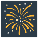 Fireworks Display Free Open-Source SVG Icon