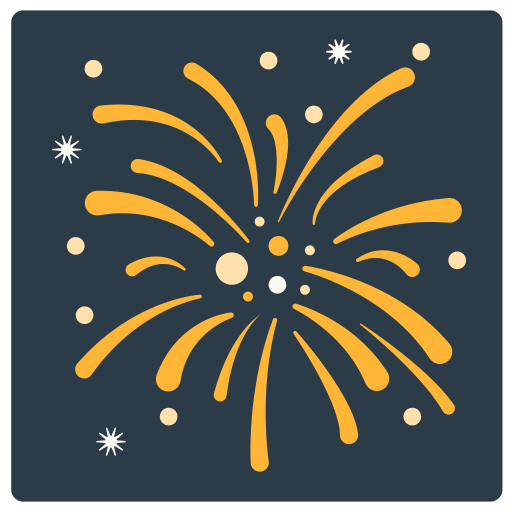 Fireworks Display Free Open-Source SVG Icon (Firefox OS Emoji)