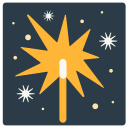 Firework Sparkler Free Open-Source SVG Icon