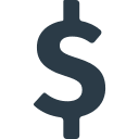 Heavy Dollar Sign Free Open-Source SVG Icon