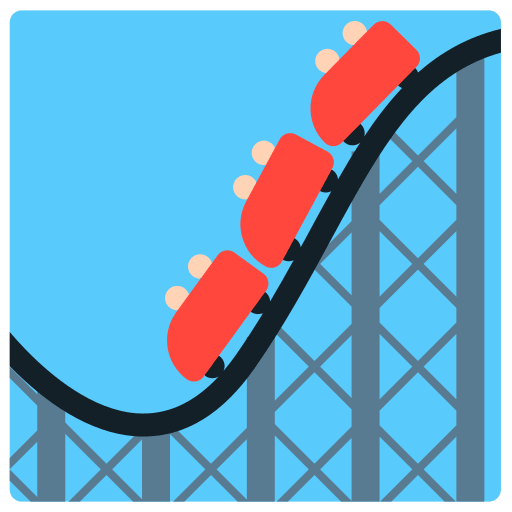 Rollercoaster Ride Free Open-Source SVG Icon (Firefox OS Emoji)