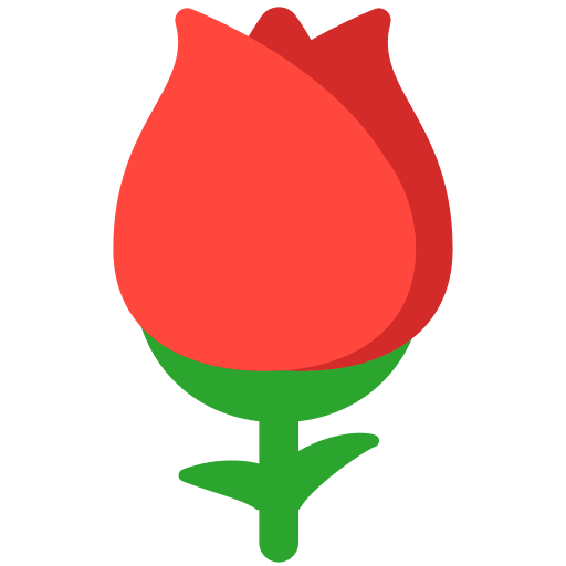 Rose Flower Free Open-Source SVG Icon (Firefox OS Emoji)