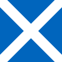 Great Britain Scotland Flag (1x1) Free Open-Source SVG Icon