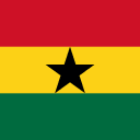 Ghana Flag (1x1) Free Open-Source SVG Icon