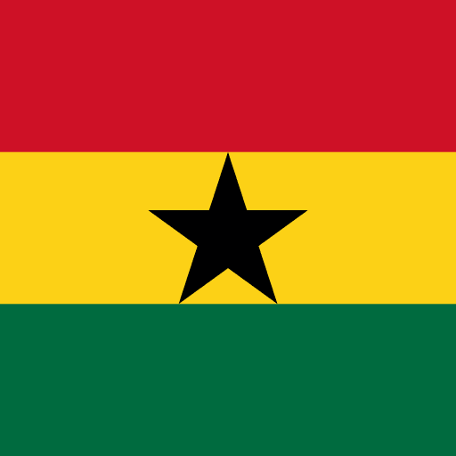 Ghana Flag (1x1) Free Open-Source SVG Icon (Flag Icons)