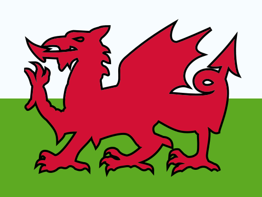 Great Britain Wales Flag (Flagpack) Free Open-Source SVG Icon (Flagpack)