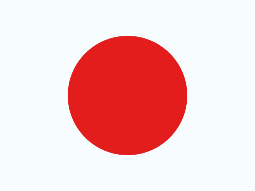 Japan National Flag Free Open-Source SVG Icon (Flagpack)