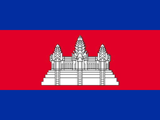 Khmer Flag Free Open-Source SVG Icon (Flagpack)