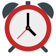 Alarm Clock Free Open-Source SVG Icon