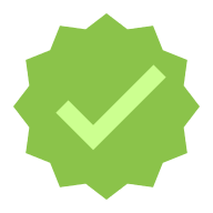 Approval Confirmation (Flat Color) Free Open-Source SVG Icon