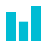 Bar Chart Graph (Flat Color) Free Open-Source SVG Icon