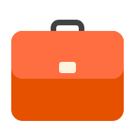 Briefcase (Flat Color) Free Open-Source SVG Icon