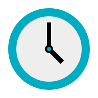 Clock (Flat Color) Free Open-Source SVG Icon