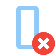 Delete Column (Flat Color) Free Open-Source SVG Icon