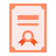 Diploma Certificate (Flat) Free Open-Source SVG Icon