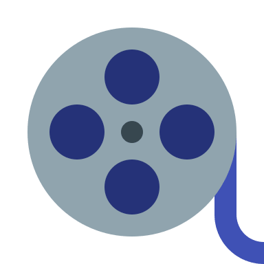 Film Reel (Flat Color) Free Open-Source SVG Icon (Flat Color Icons)