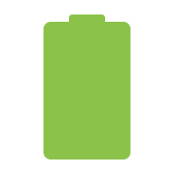 Full Battery Indicator (Flat Color) Free Open-Source SVG Icon