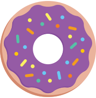 Donut (Flat) Free Open-Source SVG Icon