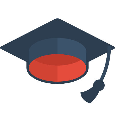 Mortarboard Graduation Cap (Flat) Free Open-Source SVG Icon (Flat UI Icons)