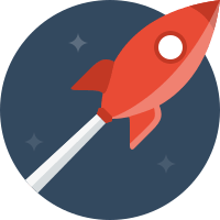 Rocket Launch (Flat) Free Open-Source SVG Icon