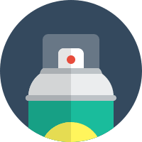 Spray Tool (Flat UI) Free Open-Source SVG Icon