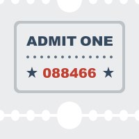 Event Ticket Free Open-Source SVG Icon