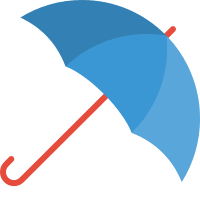 Umbrella (Flat UI) Free Open-Source SVG Icon