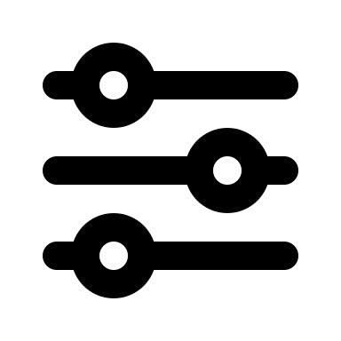 Horizontal Adjustments Controls (Outline) Free Open-Source SVG Icon (Flowbite Icons)