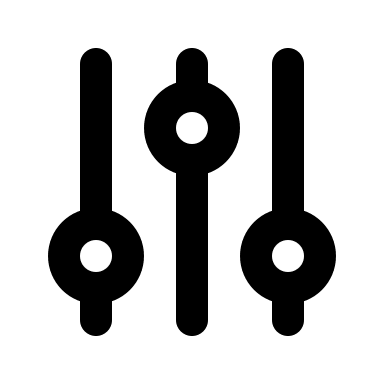 Vertical Adjustments Controls (Outline) Free Open-Source SVG Icon (Flowbite Icons)