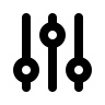 Vertical Adjustments Controls (Outline) Free Open-Source SVG Icon