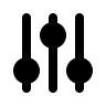 Vertical Adjustments Controls (Solid) Free Open-Source SVG Icon