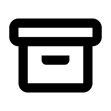 Archive Storage Container (Outline) Free Open-Source SVG Icon (Flowbite Icons)