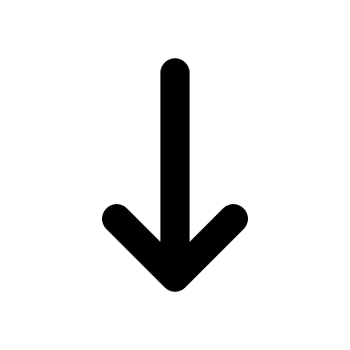 Downward Arrow (Outline) Free Open-Source SVG Icon (Flowbite Icons)