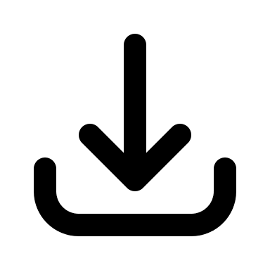 Downward Arrow to Bracket (Outline) Free Open-Source SVG Icon (Flowbite Icons)