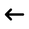 Left Arrow Direction (Outline) Free Open-Source SVG Icon