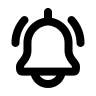 Active Alternative Bell Notification (Outline) Free Open-Source SVG Icon