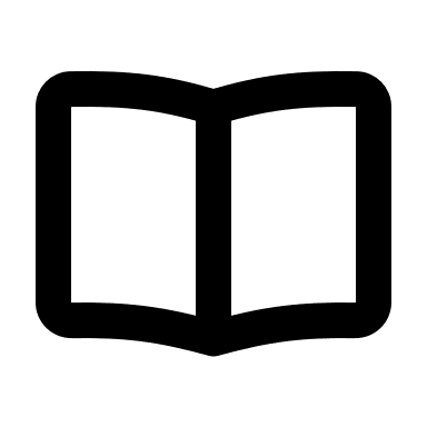 Open Book (Outline) Free Open-Source SVG Icon (Flowbite Icons)