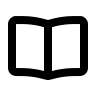 Open Book (Outline) Free Open-Source SVG Icon