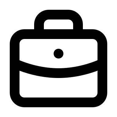 Briefcase (Outline) Free Open-Source SVG Icon (Flowbite Icons)