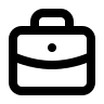 Briefcase (Outline) Free Open-Source SVG Icon