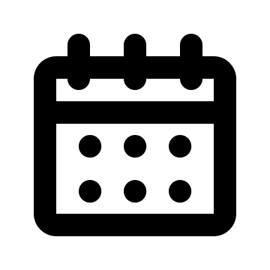 Monthly Calendar View (Outline) Free Open-Source SVG Icon (Flowbite Icons)