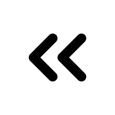 Double Chevron Left Arrow (Outline) Free Open-Source SVG Icon (Flowbite Icons)