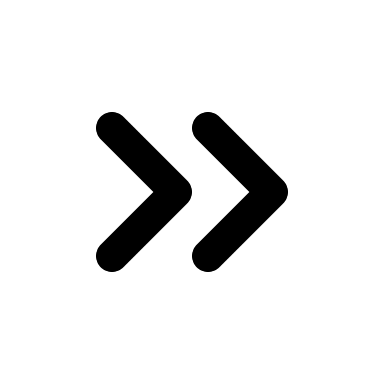 Double Chevron Right Arrow (Outline) Free Open-Source SVG Icon (Flowbite Icons)