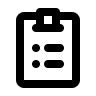 Clipboard List (Outline) Free Open-Source SVG Icon