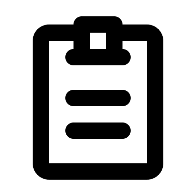 Clipboard (Outline) Free Open-Source SVG Icon (Flowbite Icons)