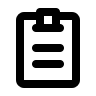 Clipboard (Outline) Free Open-Source SVG Icon