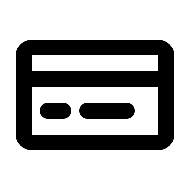 Credit Card (Outline) Free Open-Source SVG Icon (Flowbite Icons)