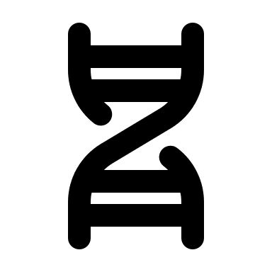 DNA Structure (Outline) Free Open-Source SVG Icon (Flowbite Icons)