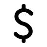 Solid Dollar Currency Symbol (Flowbite) Free Open-Source SVG Icon